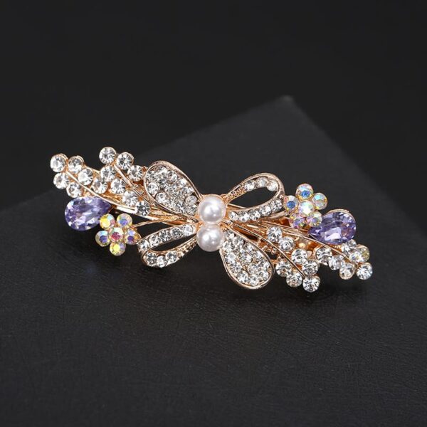 Rhinestone hair clip