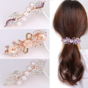 Rhinestone hair clip