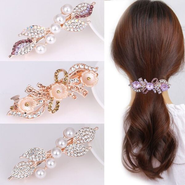 Rhinestone hair clip