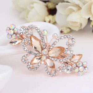 Rhinestone hair clip