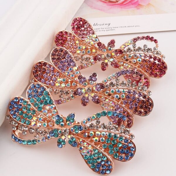 Rhinestone hair clip