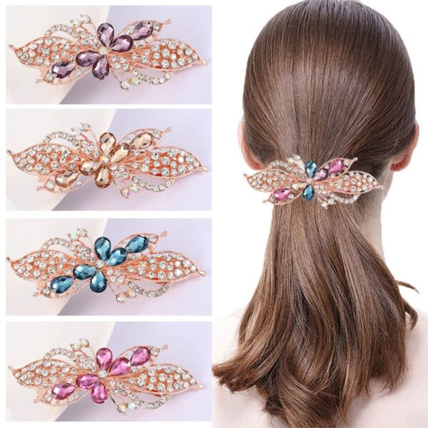 Rhinestone hair clip